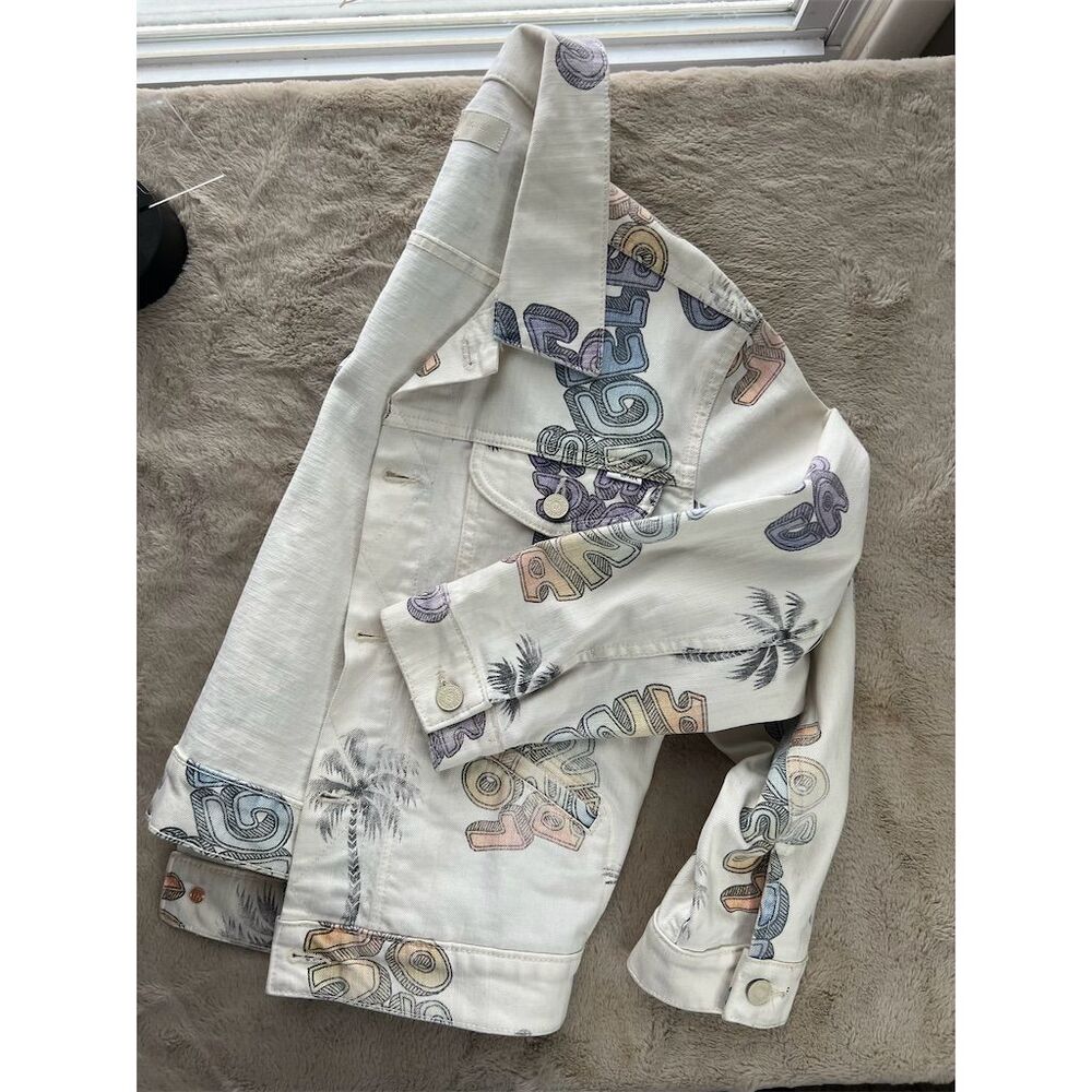 Mother Women's Denim Jacket Size S Multicolor Button Casual Style - Picture 12 of 12